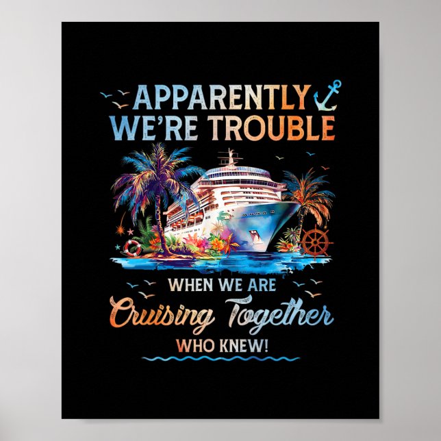 Poster Aparentemente Somos Problemas Quando Estamos Cruze (Frente)
