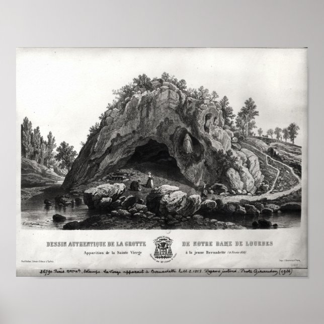 Poster Aparição da Virgem Maria (Frente)