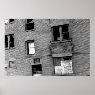 Pôster Apartamento abandonado para o aluguel