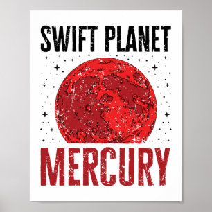 Poster Apelido Mercury Planet Astronomia do Planeta Swift