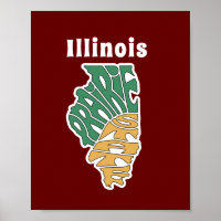 Apelido Word Art de Illinois