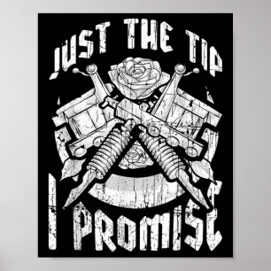 Poster Apenas A Dica Que Prometo Engraçada Tatuagem Por T