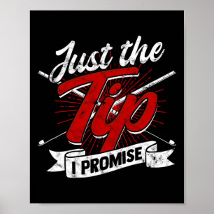 Poster Apenas A Dica Que Prometo - Snooker E Bil De Pisci