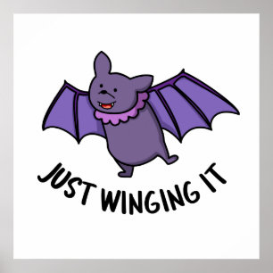 Poster Apenas Abençoando Um Bat Pun