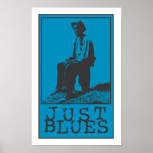 Pôster Apenas Bluesman dos azuis
