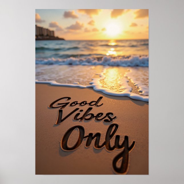 Poster Apenas boas vibrações (Frente)