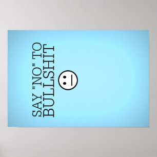 Pôster Apenas diga não