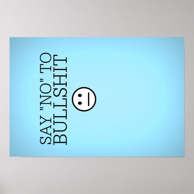 Pôster Apenas diga não (Frente)