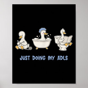 Poster Apenas Fazendo Meu Bobo Engraçado Ganso, Ocupacion