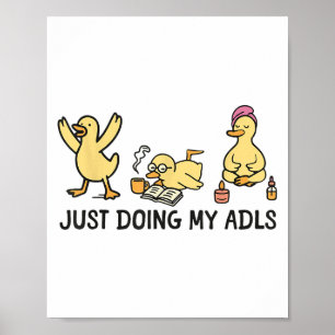 Poster Apenas Fazendo Minhas Adls - O Bobo Fica Ocupacion
