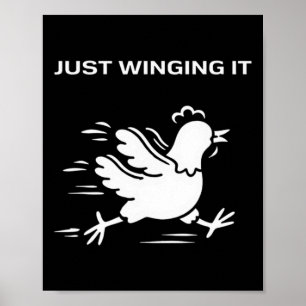 Poster Apenas Improvisando Frango Engraçado