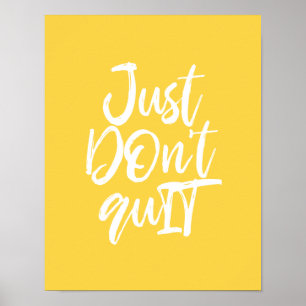 Poster Apenas não faça uma citação motivacional de TI