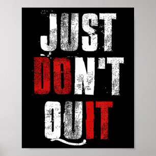 Poster Apenas Não Saia, Faça Isso Malhação Motivacional D