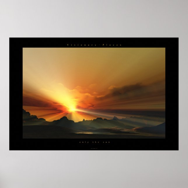 Pôster apenas o sol (Frente)