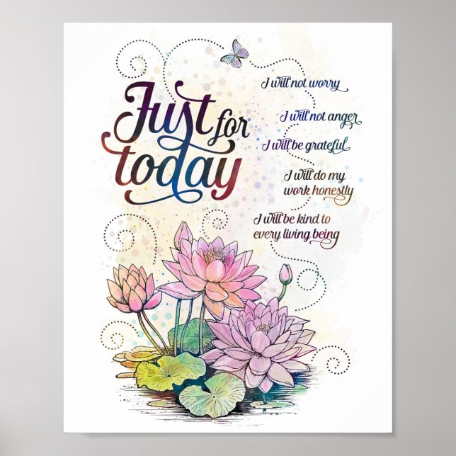 Poster Apenas para os atuais Princípios Reiki (Frente)