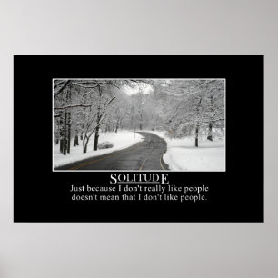 Poster Apenas porque eu não gosto de pessoas não