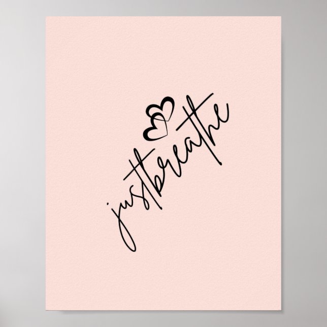 Poster Apenas respire (Frente)