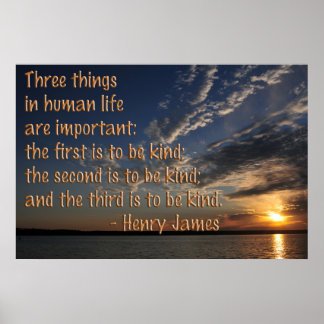 Poster Apenas Seja gentil