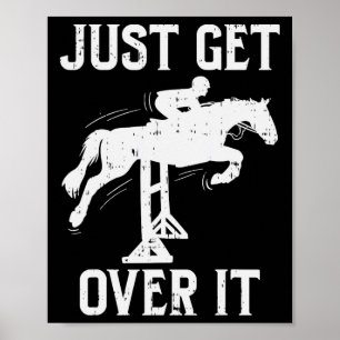 Poster Apenas Supere-O... Mostre Eques Andando Cavalos.
