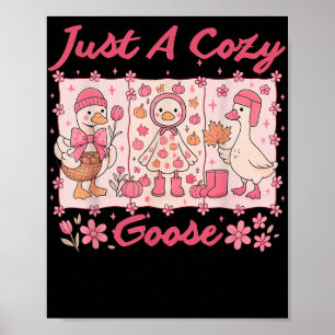 Poster Apenas um "Cozy Goose Engraçado Memória" Dia de Aç