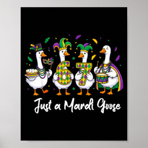 Poster Apenas Um Ganso De Carnaval Engraçado Esquadrão De