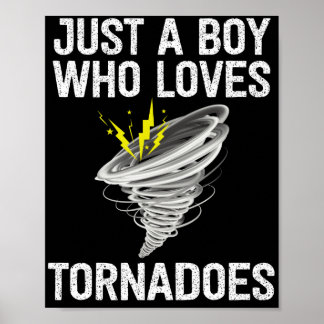 Poster Apenas um garoto que ama tornados relâmpago Thunde