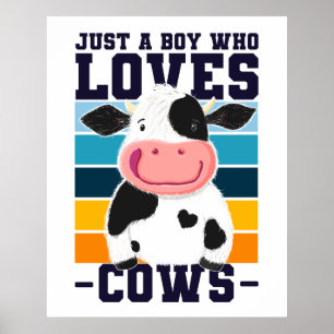 Poster Apenas Um Menino Que Ama Vacas