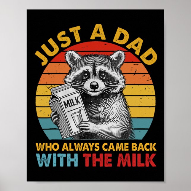 Poster Apenas um pai que sempre voltava com o leite Pai (Frente)