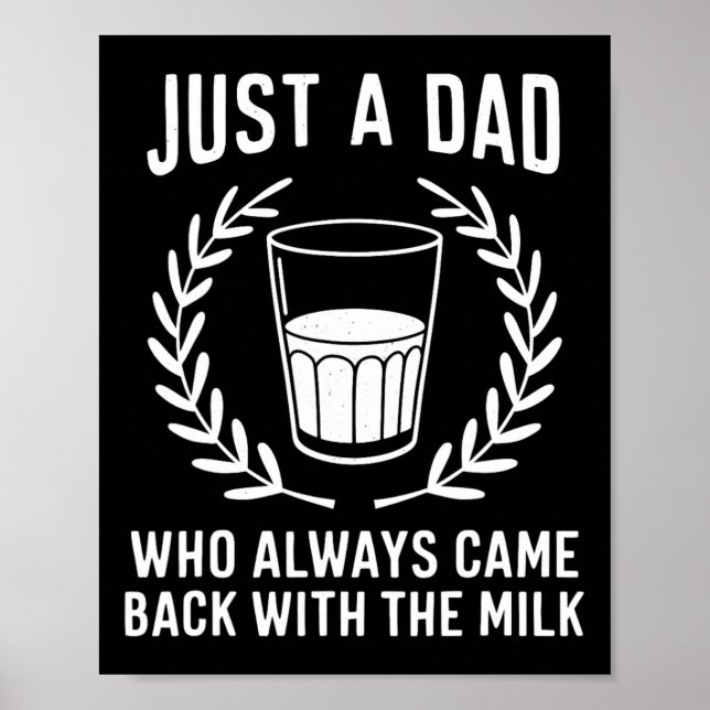 Poster Apenas um pai que sempre voltava com o leite Pai (Frente)