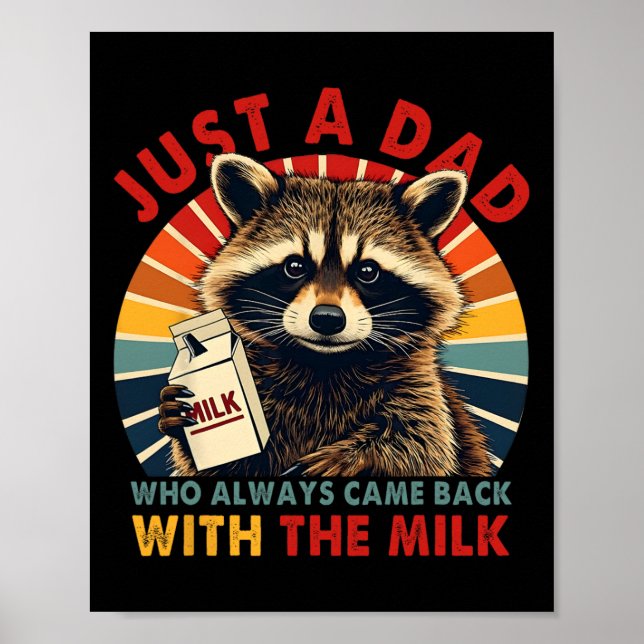 Poster Apenas um pai que sempre voltava com o leite Pai (Frente)