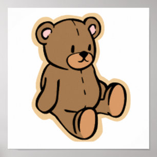 Pôster Apenas um urso de ursinho