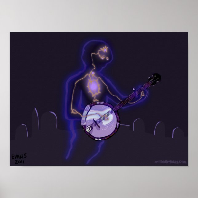 Poster Apenas uma Assombração e uma Pista (Frente)