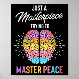 Poster Apenas Uma Consciência Mental Da Saúde