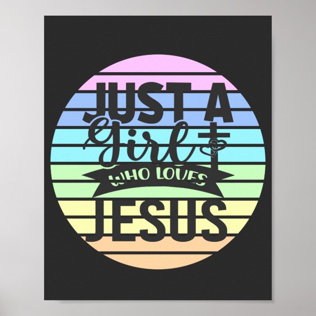 Poster Apenas uma garota que ama Jesus (Frente)