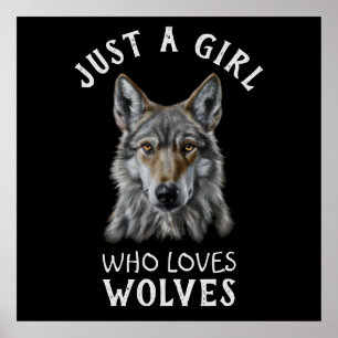 Poster Apenas uma garota que ama lobos