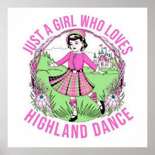 Poster Apenas uma garota que ama o presente da Highland D