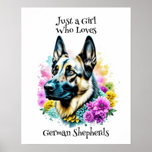 Poster Apenas uma garota que ama Pastores Alemães