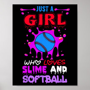Poster Apenas Uma Garota Que Ama Slime E Crianças Softll