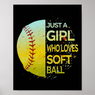 Poster Apenas Uma Garota Que Ama Softll - Design Grunge D