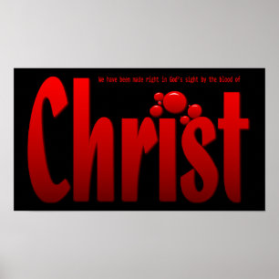 Pôster Apenas uma gota - Romanos 5:9