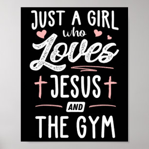Poster Apenas Uma Menina Que Ama Jesus E A Mulher-Present