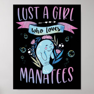 Poster Apenas Uma Menina Que Ama Os Amantes de os animais