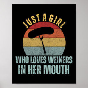 Poster Apenas Uma Menina Que Ama Os Bebês No Adulto Da Bo