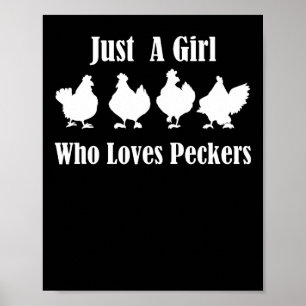 Poster Apenas Uma Menina Que Ama Peckers