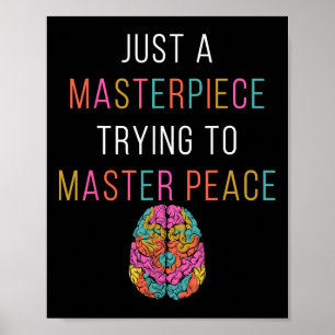 Poster Apenas Uma Obra-Prima Consciência da Saúde Mental