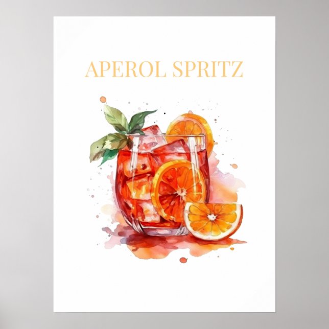 Poster Aperol Spritz (Frente)