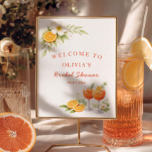 Aperol Spritz Bridal Shower Welcome