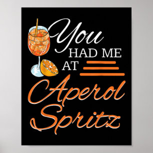 Poster Aperol Spritz Tail Party Álcool Beber Summer Beve