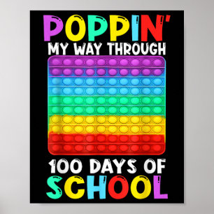 Poster Aperte-Me Por 100 Dias De Escola Feliz 100
