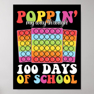 Poster Aperte O Meu Caminho Através De 100 Dias De Profes